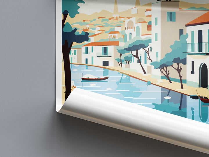 Cadaqués Travel Print Wall Art Cadaqués Wall Hanging Home Décor Cadaqués Gift Art Lovers Spain Art Lover Gift Cadaqués Print Spain Wall Art