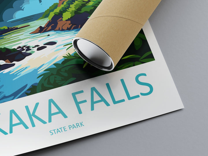 Akaka Falls State Park Travel Print Wall Art Akaka Falls Wall Hanging Home Décor Akaka Gift Art Lovers Hawaii Art Lover Gift Print Artwork