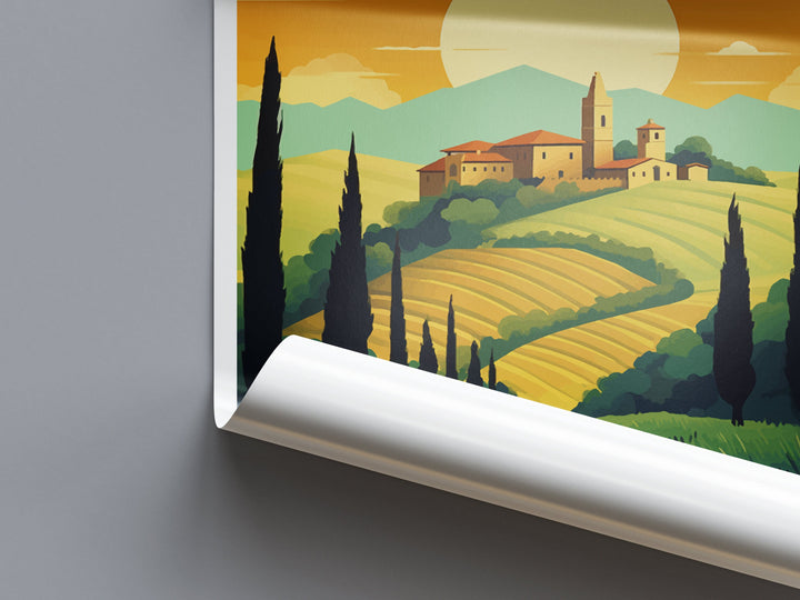 Tuscany Travel Print Wall Art Tuscany Italy Wall Hanging Home Decoration Tuscany Gift Art Lovers Wall Art Print Tuscany Italy Art Tuscany