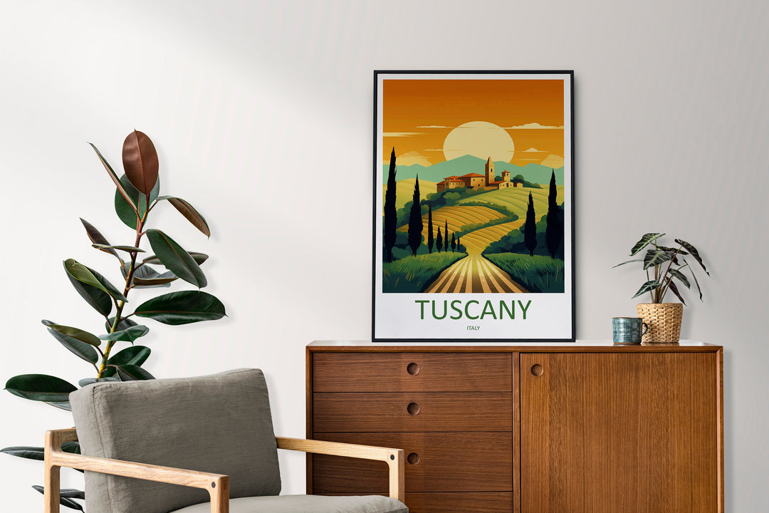 Tuscany Travel Print Wall Art Tuscany Italy Wall Hanging Home Decoration Tuscany Gift Art Lovers Wall Art Print Tuscany Italy Art Tuscany