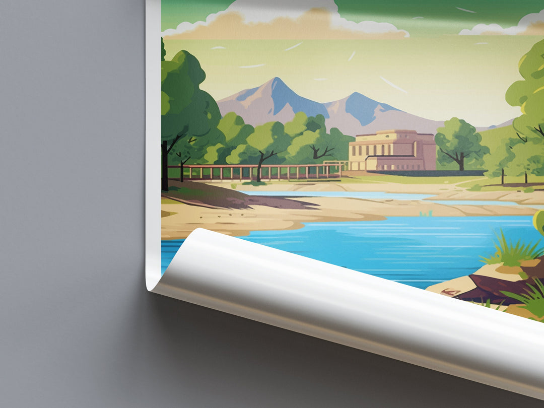 Balmorhea State Park Travel Print Wall Art Balmorhea Wall Hanging Home Décor Balmorhea Gift Art Lovers Texas Art Lover Gift Texas Print