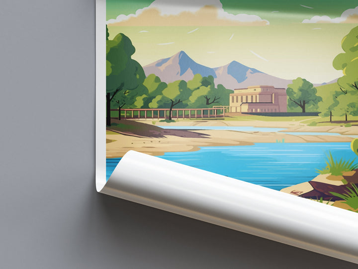 Balmorhea State Park Travel Print Wall Art Balmorhea Wall Hanging Home Décor Balmorhea Gift Art Lovers Texas Art Lover Gift Texas Print