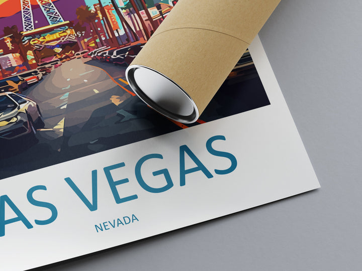 Las Vegas Travel Print Wall Art Las Vegas Wall Hanging Home Décor Las Vegas Gift Art Lovers Nevada Art Lover Gift Las Vegas Wall Décor