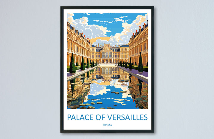Versailles Palace Travel Print Wall Art West Versailles Palace Wall Hanging Home Decoration Versailles Palace Gift Art Lovers Wall Art Print
