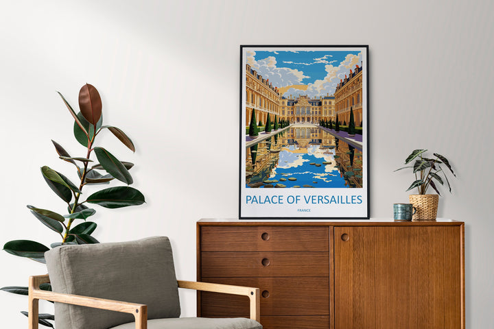 Versailles Palace Travel Print Wall Art West Versailles Palace Wall Hanging Home Decoration Versailles Palace Gift Art Lovers Wall Art Print