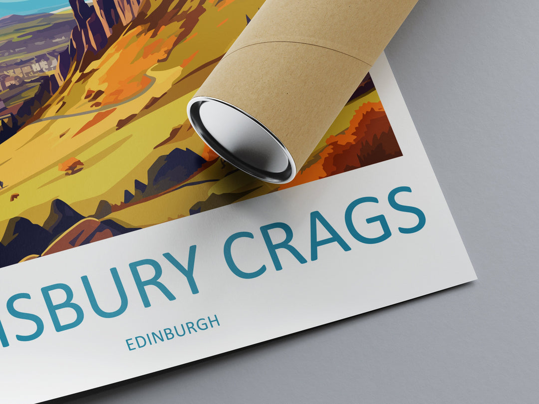 Salisbury Crags Print Edinburgh Home Decor Salisbury Crags Art Print Salisbury Crags Wall Art Scotland Enthusiast Gift Wall Hanging