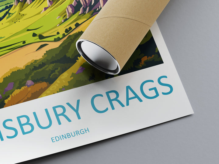 Salisbury Crags Print Edinburgh Home Decor Salisbury Crags Art Print Salisbury Crags Wall Art Scotland Enthusiast Gift Wall Hanging