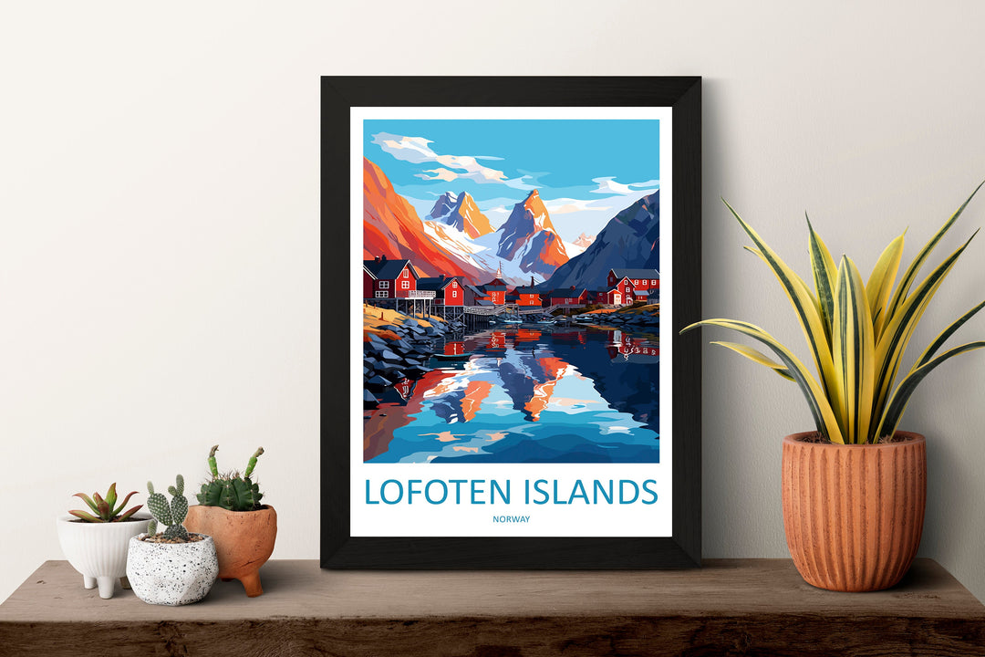 Lofoten Islands Travel Print Lofoten Home Décor Lofoten Islands Art Print Norwegian Wall Print For Lofoten Gift Wall Hanging Lofoten Artwork