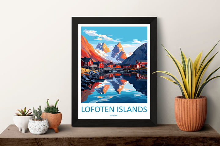 Lofoten Islands Travel Print Lofoten Home Décor Lofoten Islands Art Print Norwegian Wall Print For Lofoten Gift Wall Hanging Lofoten Artwork