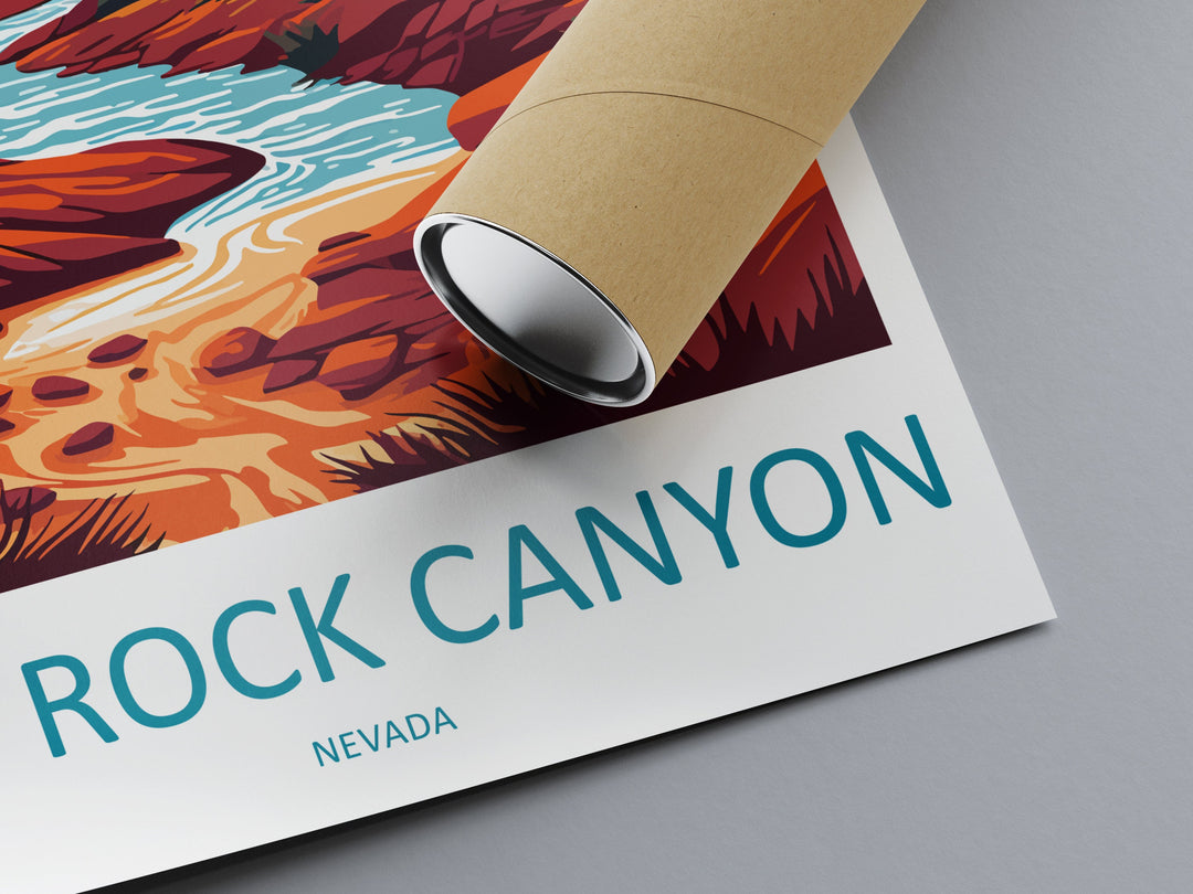 Red Rock Canyon Travel Print Wall Art Red Rock Canyon Wall Hanging Home Décor Red Rock Canyon Gift Art Lovers Nevada Art Lover Travel Gift