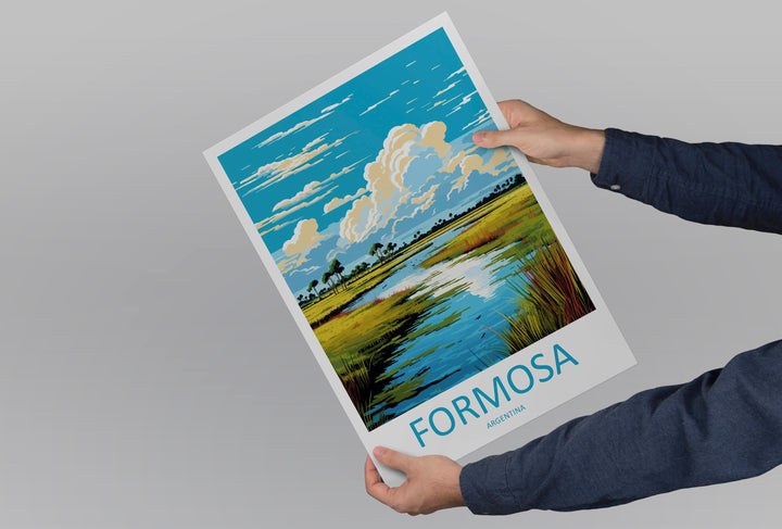 Formosa Travel Print Wall Art Formosa Wall Hanging Home Decor Formosa Gift Art Lovers Wall Art Print Art Argentina Travel Poster