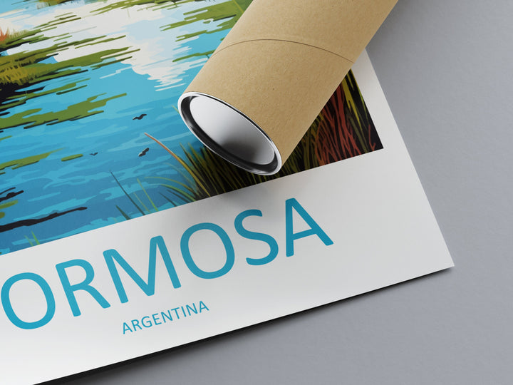Formosa Travel Print Wall Art Formosa Wall Hanging Home Decor Formosa Gift Art Lovers Wall Art Print Art Argentina Travel Poster