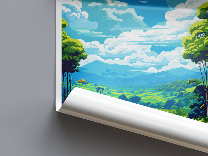 Amazon Rainforest Travel Print Wall Art Amazon Rainforest Wall Hanging Home Decor Amazon Rainforest Gift Art Lovers Wall Art Print Art