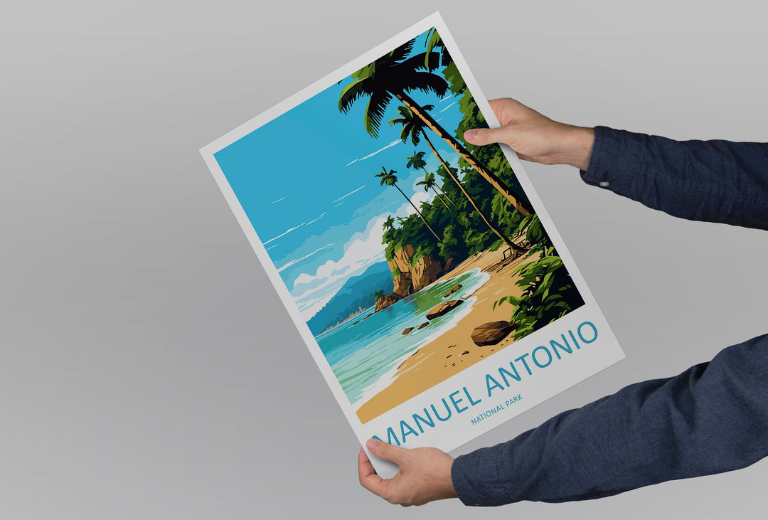 Manuel Antonio Park Travel Print Wall Art Manuel Antonio Wall Hanging Home Décor Costa Rica Gift Art Lovers Wall Art Manuel Antonio Print