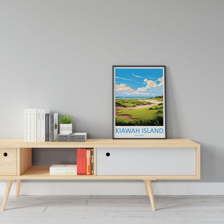 Kiawah Island Golf Club Travel Print Wall Art Kiawah Island Golf Club Wall Hanging Home Décor Kiawah Island Art Gift Art Lovers Golf Art