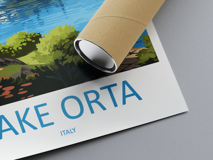 Lake Orta Travel Print Wall Art Lake Orta Italy Wall Hanging Home Decor Lake Orta Gift Art Lovers Wall Art Print Lake Orta Italy