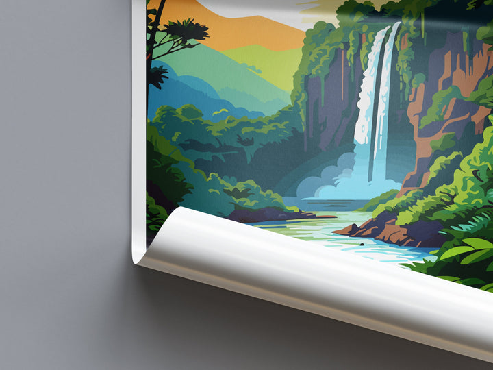 Akaka Falls State Park Travel Print Wall Art Akaka Falls Wall Hanging Home Décor Akaka Gift Art Lovers Hawaii Art Lover Gift Print Artwork