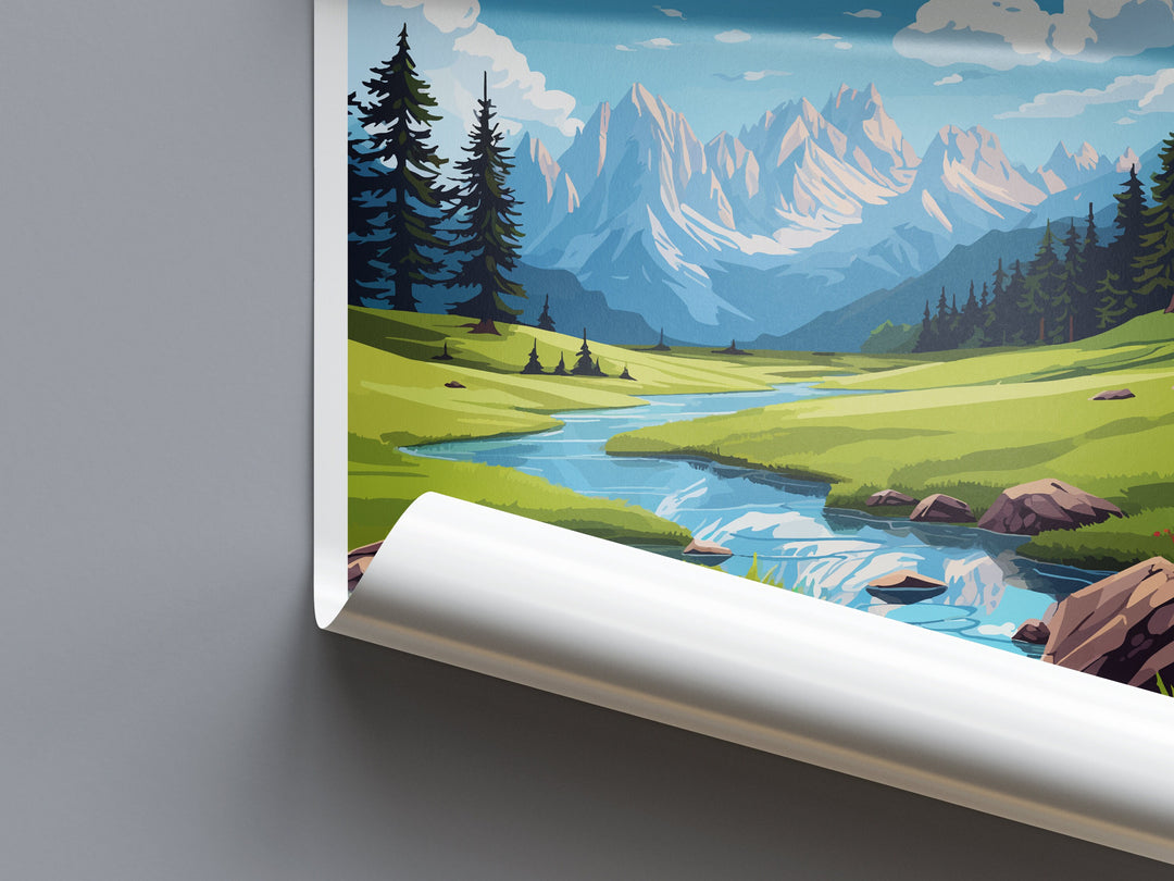 Aigüestortes i Estany de Sant Maurici National Park Travel Print Wall Art de Sant Maurici Wall Hanging Home Décor de Sant Maurici Park