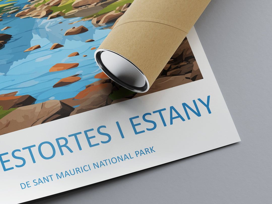 Aigüestortes i Estany de Sant Maurici National Park Travel Print Wall Art de Sant Maurici Wall Hanging Home Décor de Sant Maurici Park