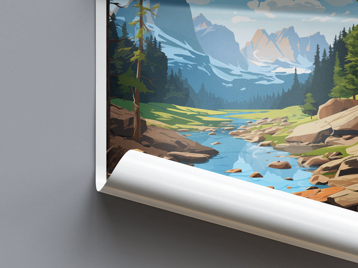 Aigüestortes i Estany de Sant Maurici National Park Travel Print Wall Art de Sant Maurici Wall Hanging Home Décor de Sant Maurici Park