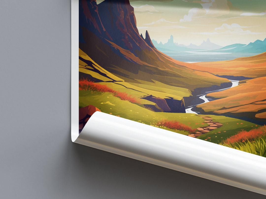 Isle of Skye Print Isle of Skye Home Decor Landscape Art Print Isle of Skye Wall Art for Scotland Enthusiast Gift Wall Hanging Isle of Skye