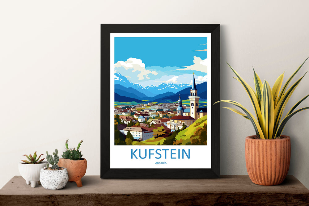 Kufstein Travel Print Wall Art Kufstein Wall Hanging Home Décor Kufstein Gift Art Lovers Art Lover Gift Kufstein Print Austria