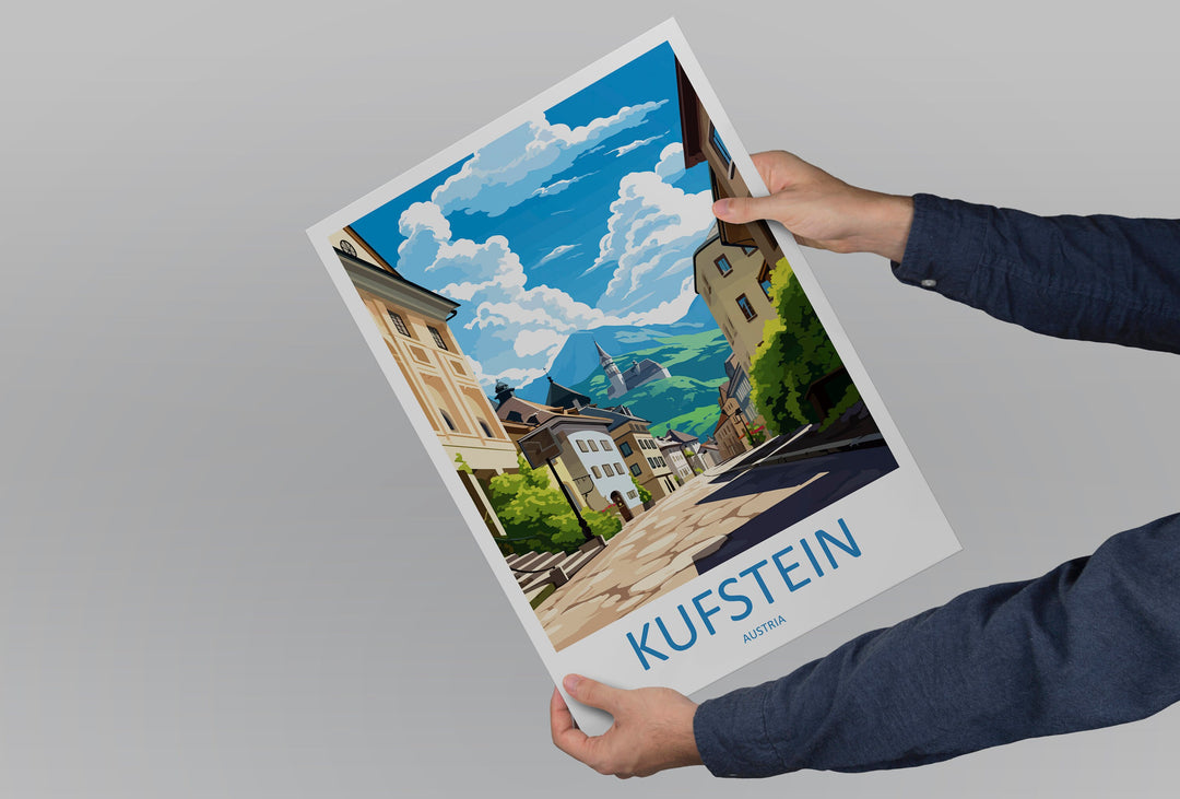 Kufstein Travel Print Wall Art Kufstein Wall Hanging Home Décor Kufstein Gift Art Lovers Art Lover Gift Kufstein Print Austria