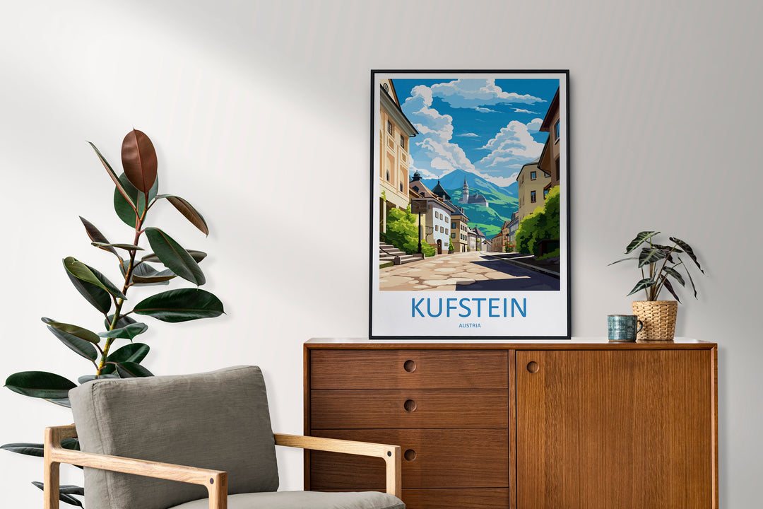 Kufstein Travel Print Wall Art Kufstein Wall Hanging Home Décor Kufstein Gift Art Lovers Art Lover Gift Kufstein Print Austria