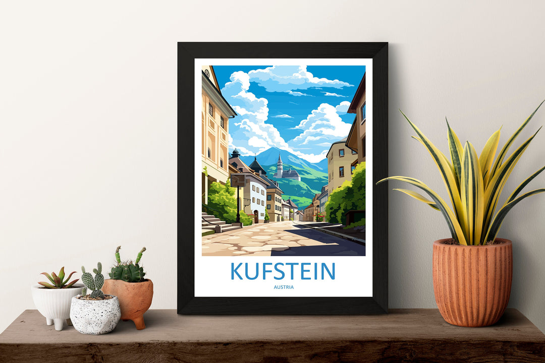 Kufstein Travel Print Wall Art Kufstein Wall Hanging Home Décor Kufstein Gift Art Lovers Art Lover Gift Kufstein Print Austria