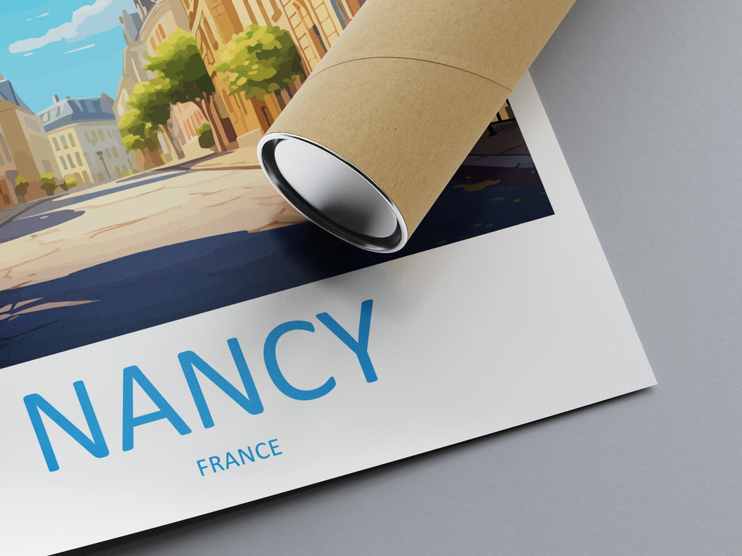 Nancy Travel Print Wall Art Nancy Wall Hanging Home Décor Nancy Gift Art Lovers France Art Lover Gift Nancy Print
