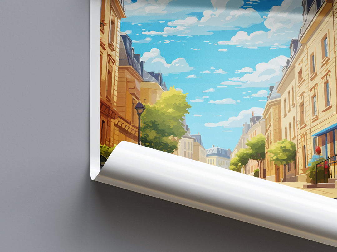 Nancy Travel Print Wall Art Nancy Wall Hanging Home Décor Nancy Gift Art Lovers France Art Lover Gift Nancy Print