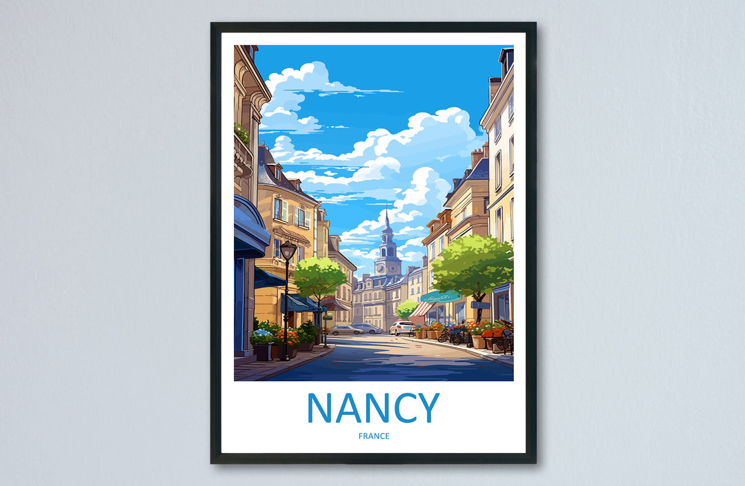 Nancy Travel Print Wall Art Nancy Wall Hanging Home Décor Nancy Gift Art Lovers France Art Lover Gift Nancy Print