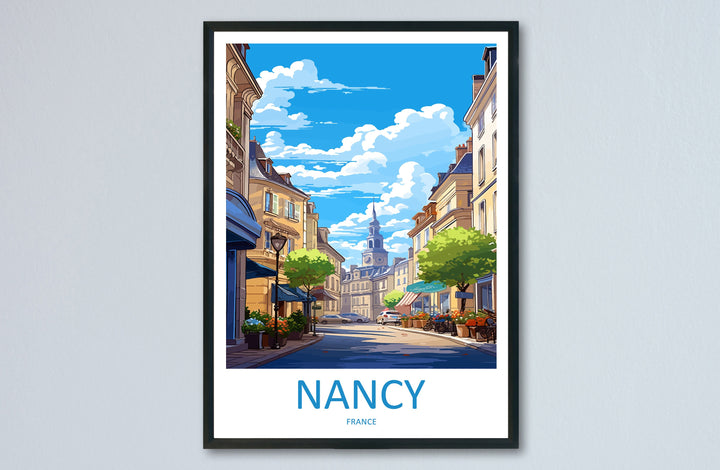 Nancy Travel Print Wall Art Nancy Wall Hanging Home Décor Nancy Gift Art Lovers France Art Lover Gift Nancy Print