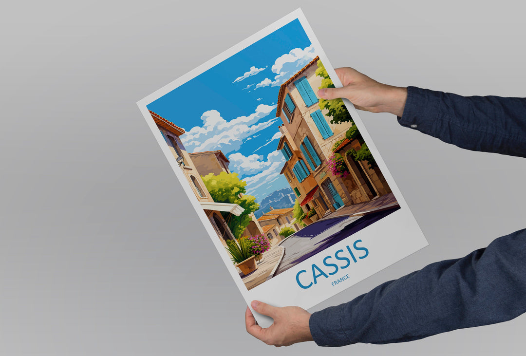 Cassis Travel Print Wall Art Cassis Wall Hanging Home Décor Cassis Gift Art Lovers France Art Lover Gift Cassis Poster