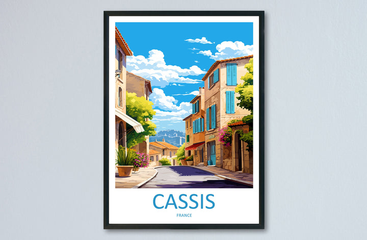 Cassis Travel Print Wall Art Cassis Wall Hanging Home Décor Cassis Gift Art Lovers France Art Lover Gift Cassis Poster