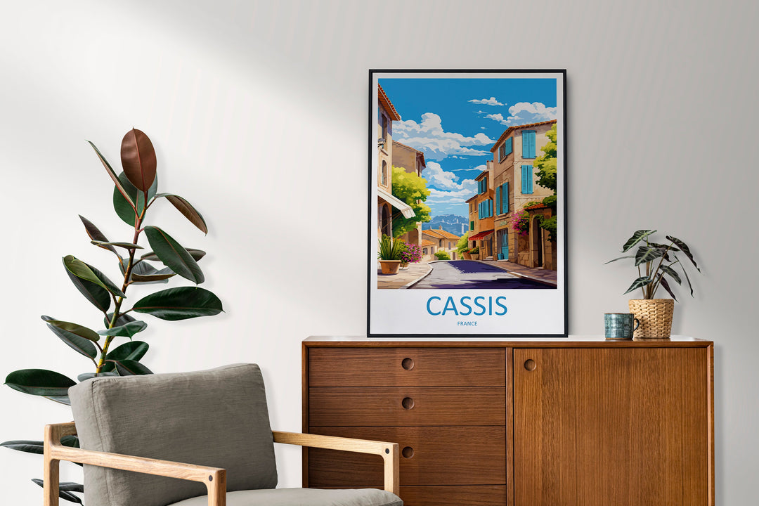 Cassis Travel Print Wall Art Cassis Wall Hanging Home Décor Cassis Gift Art Lovers France Art Lover Gift Cassis Poster