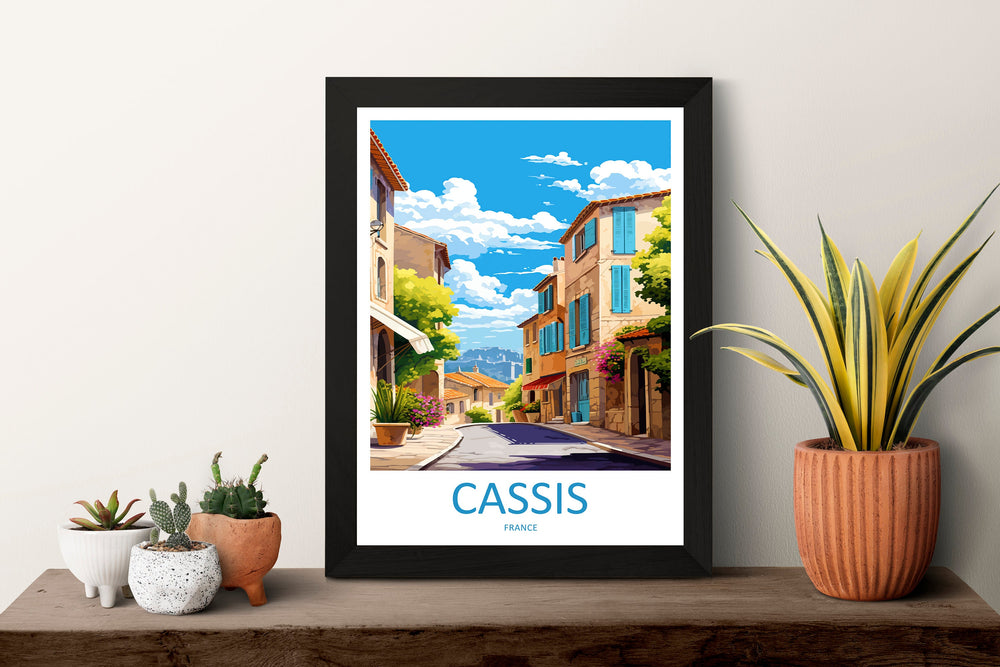 Cassis Travel Print Wall Art Cassis Wall Hanging Home Décor Cassis Gift Art Lovers France Art Lover Gift Cassis Poster