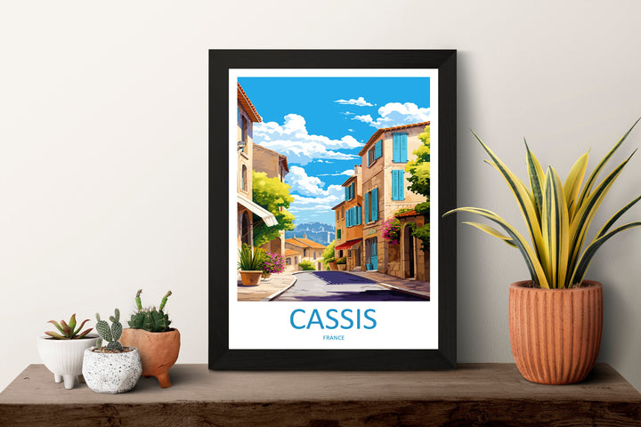 Cassis Travel Print Wall Art Cassis Wall Hanging Home Décor Cassis Gift Art Lovers France Art Lover Gift Cassis Poster