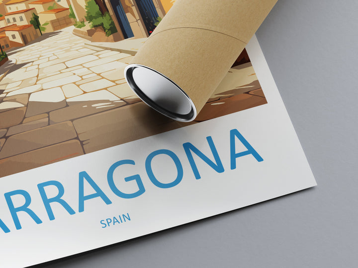 Tarragona Travel Print Wall Art Tarragona Wall Hanging Home Décor Tarragona Gift Art Lovers Spain Art Lover Gift Tarragona Print Spain Art