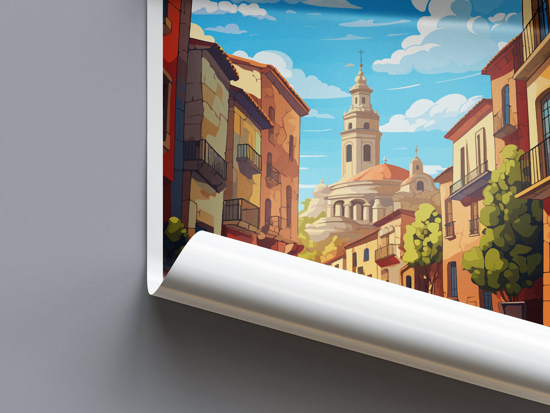 Navarra Travel Print Wall Art Navarra Wall Hanging Home Décor Navarra Gift Art Lovers Spain Art Lover Gift Navarra Print Spain Art