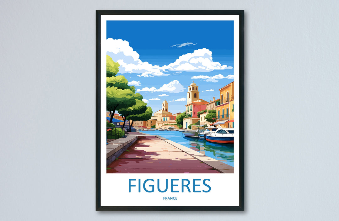 Figueres Travel Print Wall Art Figueres Wall Hanging Home Décor Figueres Gift Art Lovers Spain Art Lover Gift Figueres Print Spain