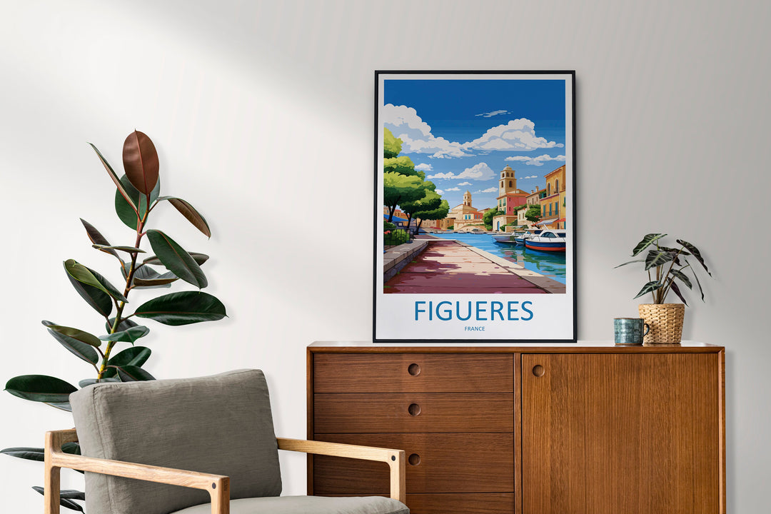 Figueres Travel Print Wall Art Figueres Wall Hanging Home Décor Figueres Gift Art Lovers Spain Art Lover Gift Figueres Print Spain