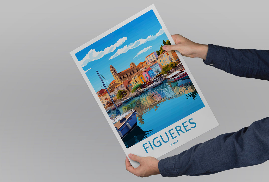 Figueres Travel Print Wall Art Figueres Wall Hanging Home Décor Figueres Gift Art Lovers Spain Art Lover Gift Figueres Print Spain