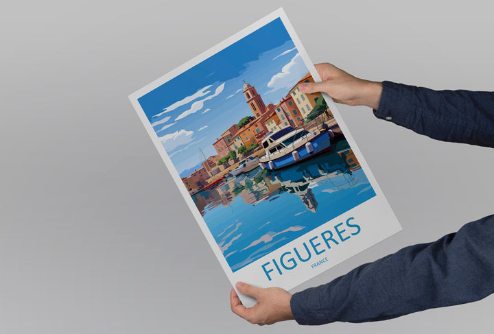 Figueres Travel Print Wall Art Figueres Wall Hanging Home Décor Figueres Gift Art Lovers Spain Art Lover Gift Figueres Print Spain