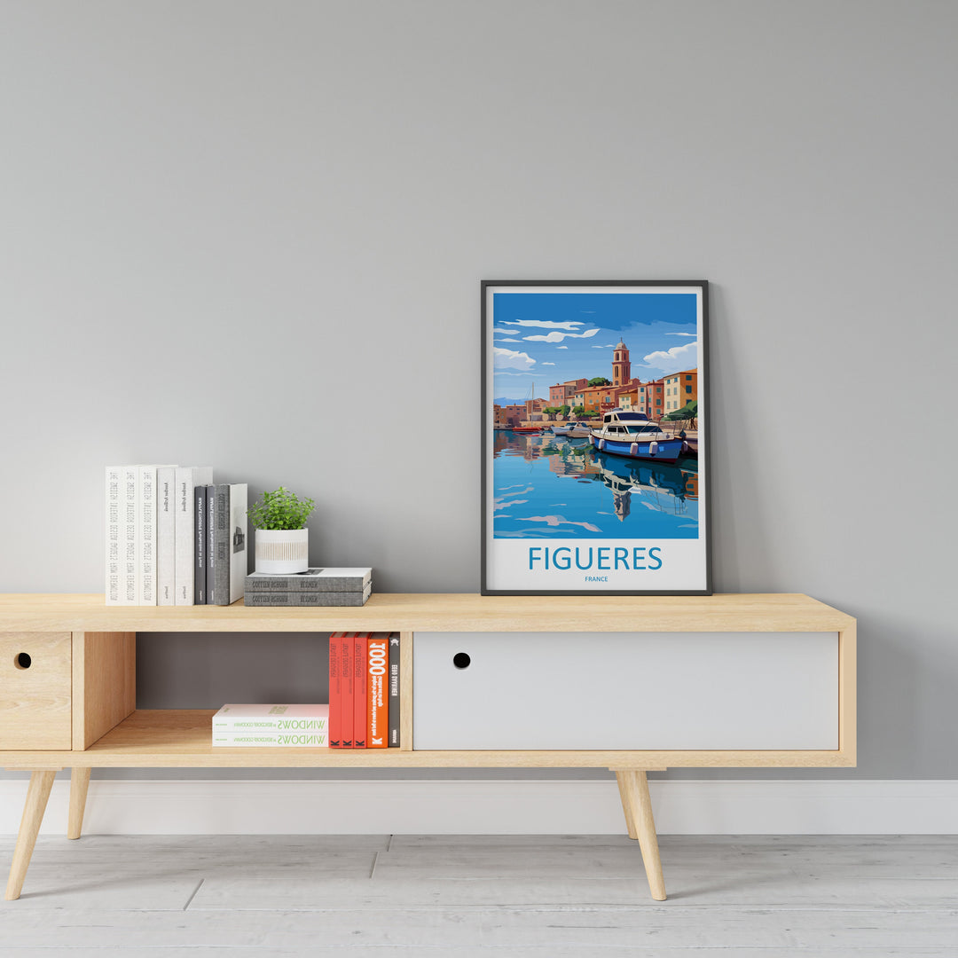 Figueres Travel Print Wall Art Figueres Wall Hanging Home Décor Figueres Gift Art Lovers Spain Art Lover Gift Figueres Print Spain