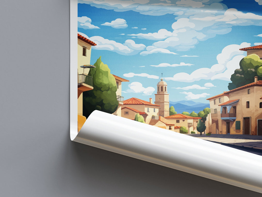 Extremadura Travel Print Wall Art Extremadura Wall Hanging Home Décor Extremadura Gift Art Lovers Spain Art Lover Gift Extremadura Print