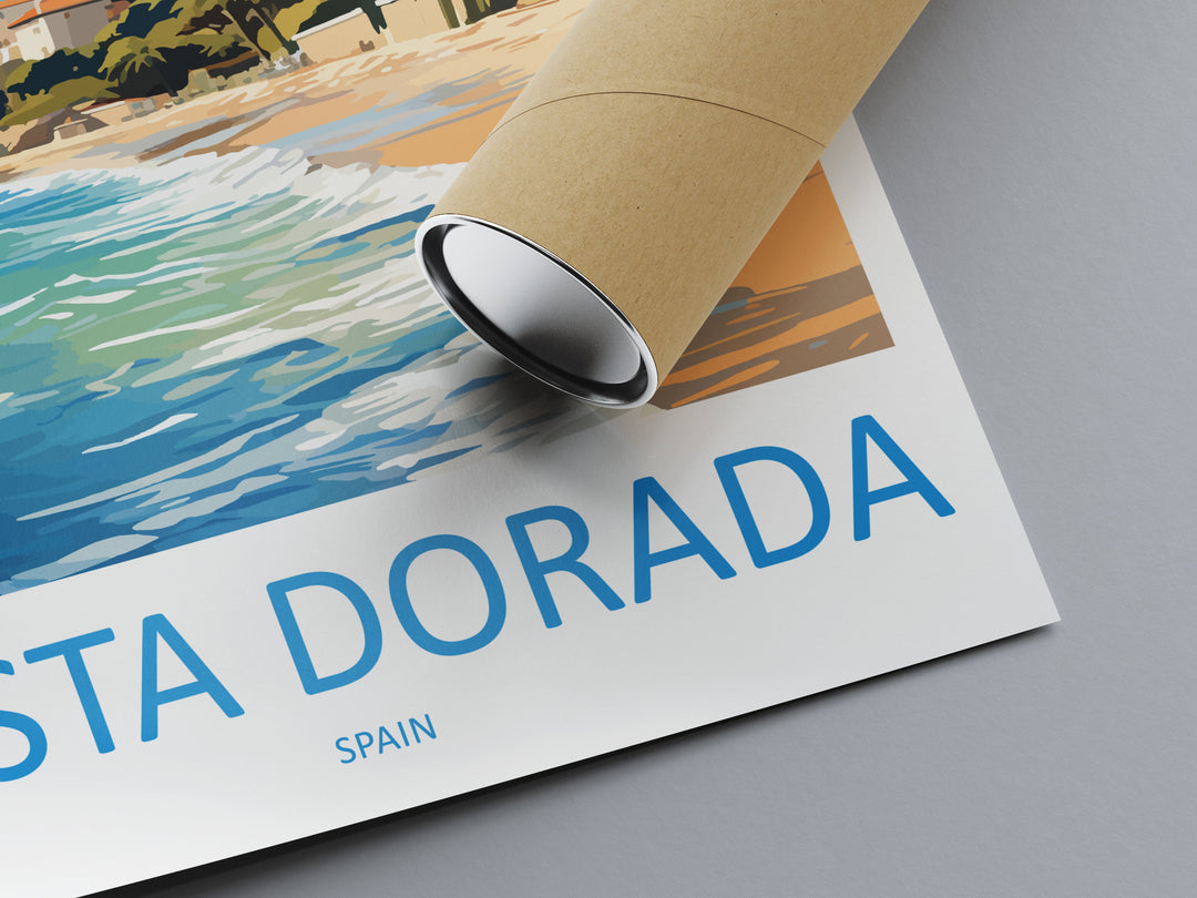 Costa Dorara Travel Print Wall Art Costa Dorara Wall Hanging Home Décor Costa Dorara Gift Art Lovers Spain Art Lover Gift Costa Dorara Print