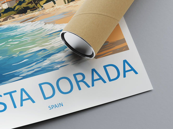 Costa Dorara Travel Print Wall Art Costa Dorara Wall Hanging Home Décor Costa Dorara Gift Art Lovers Spain Art Lover Gift Costa Dorara Print