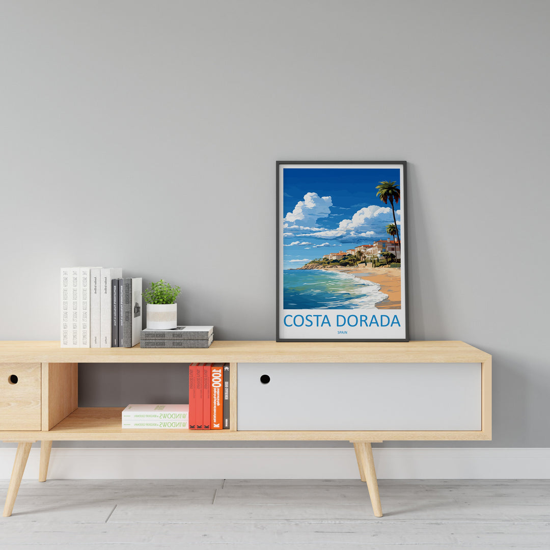 Costa Dorara Travel Print Wall Art Costa Dorara Wall Hanging Home Décor Costa Dorara Gift Art Lovers Spain Art Lover Gift Costa Dorara Print