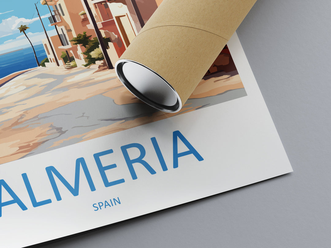 Almería Travel Print Wall Art Almería Wall Hanging Home Décor Almería Gift Art Lovers Spain Art Gift Almería Travel Poster art